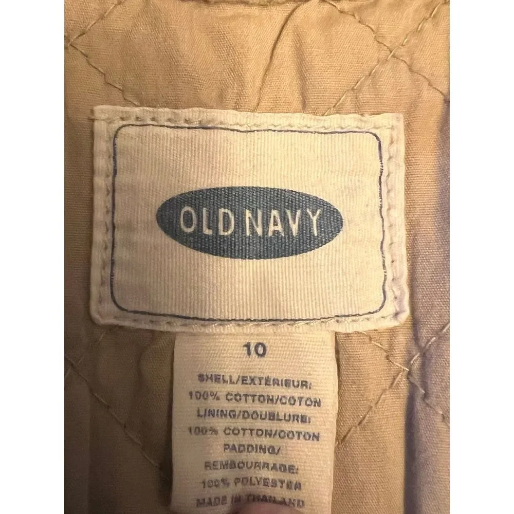 Old navy size 10 vintage style jean coat‎